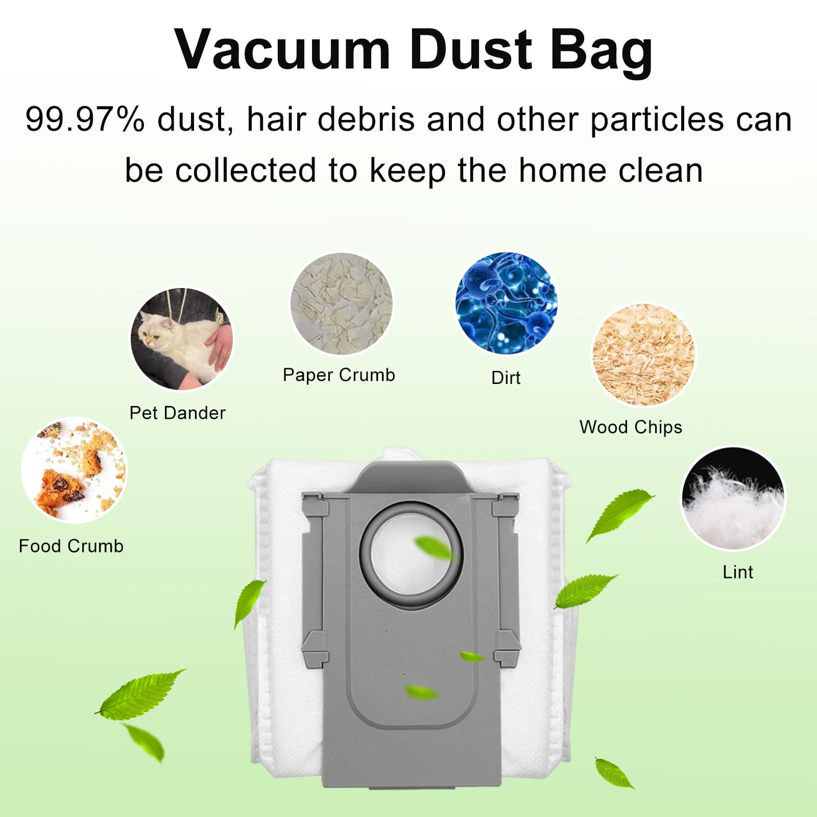 Amazon.com: 6 Pack Vacuum Dust Bag Replacement for Roborock